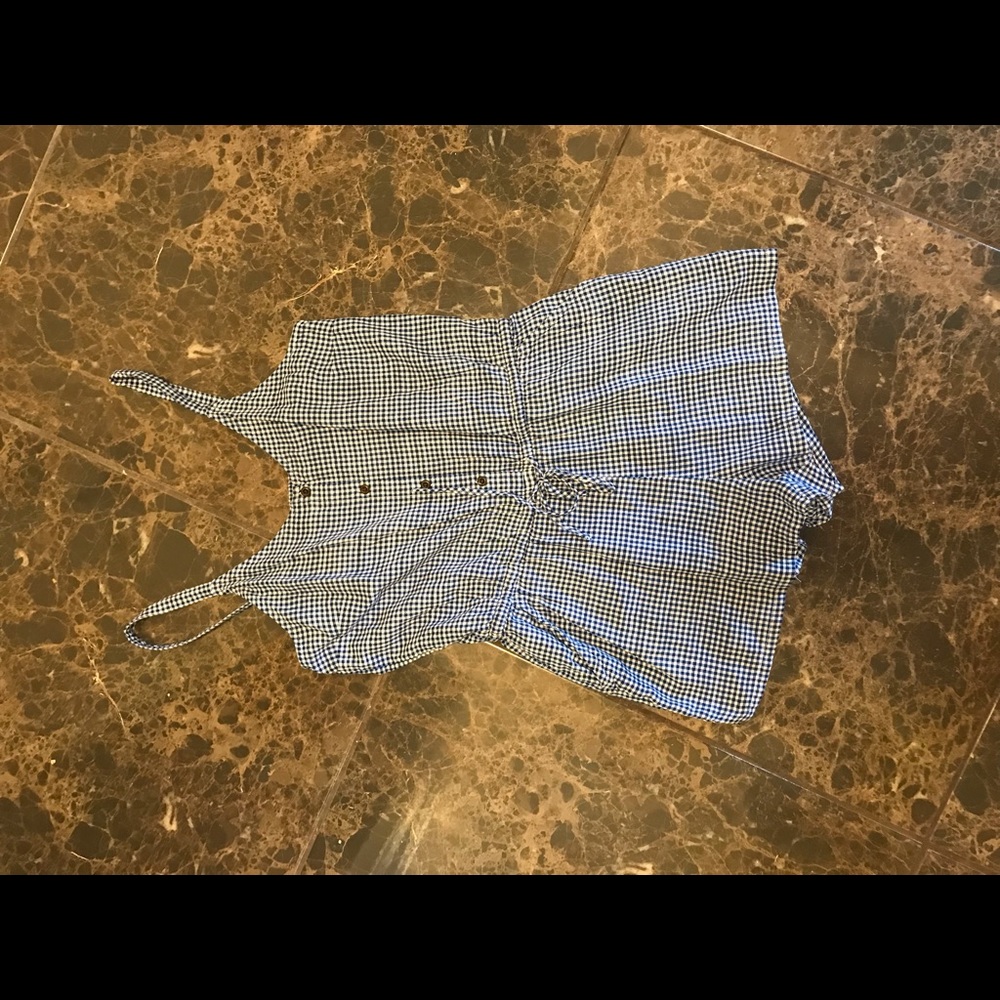 Gingham romper